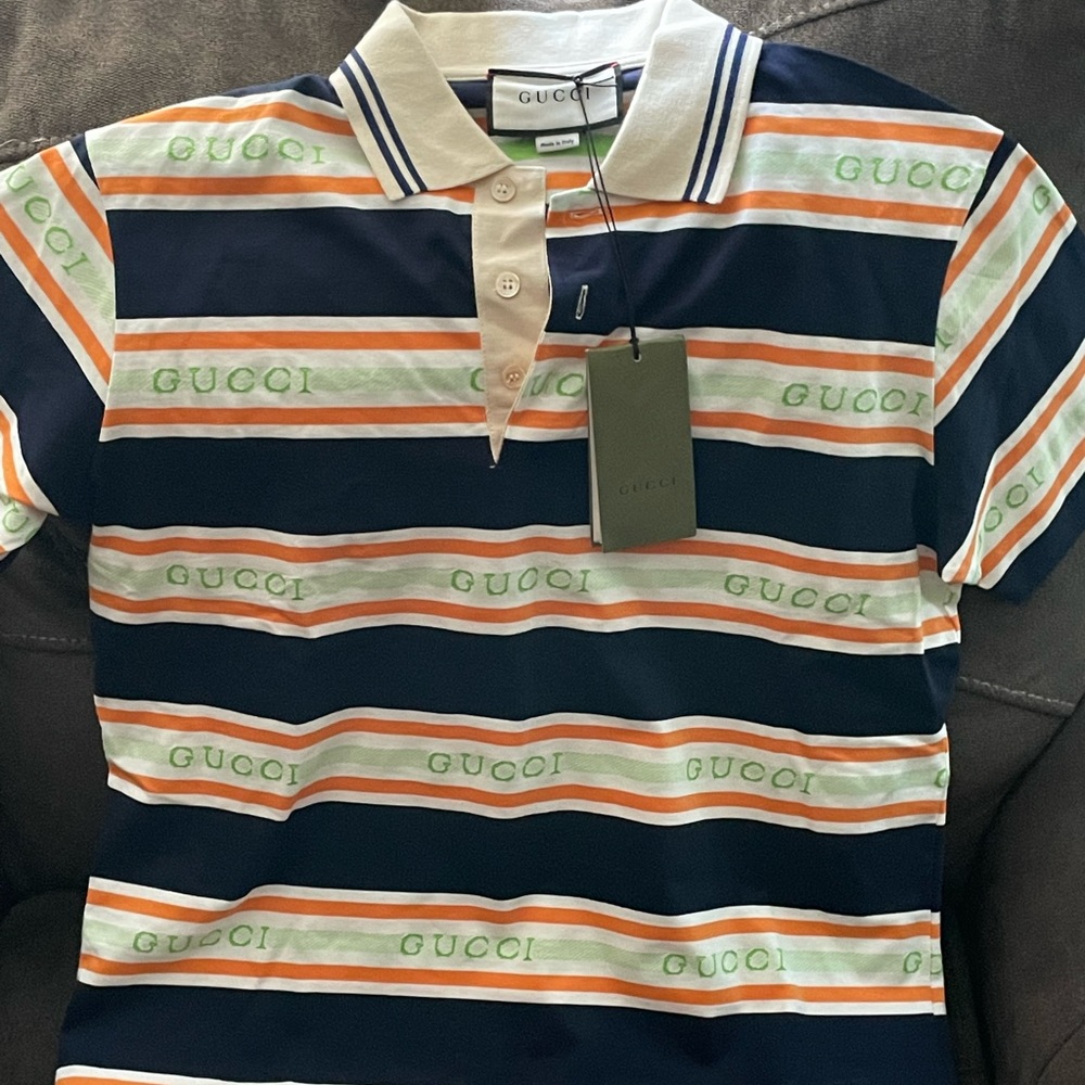 Authentic Gucci Men’s collar shirt